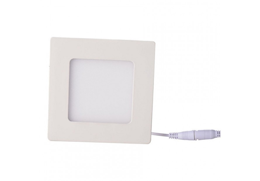 FARETTO PANNELLO LED BIANCO PIATTO SMD 2835 6W ILLUMINA LUCE NATURALE